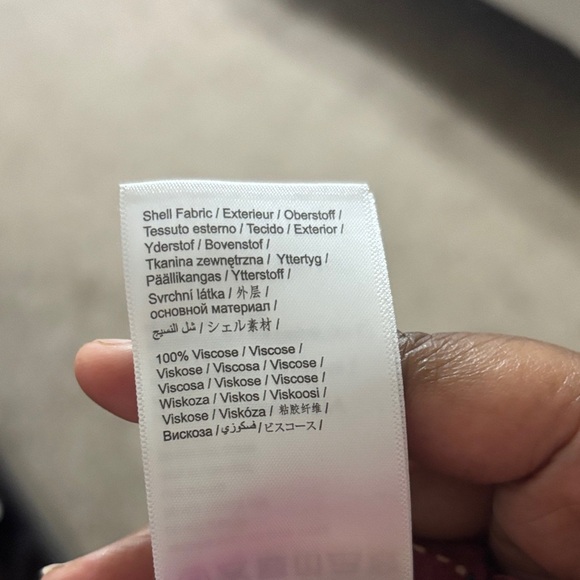 Farm Rio Teal Seashell Tapestry Cargo Pants size L NWOT - Picture 7 of 7